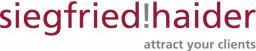 Logo von siegfried!haider - attract your clients!