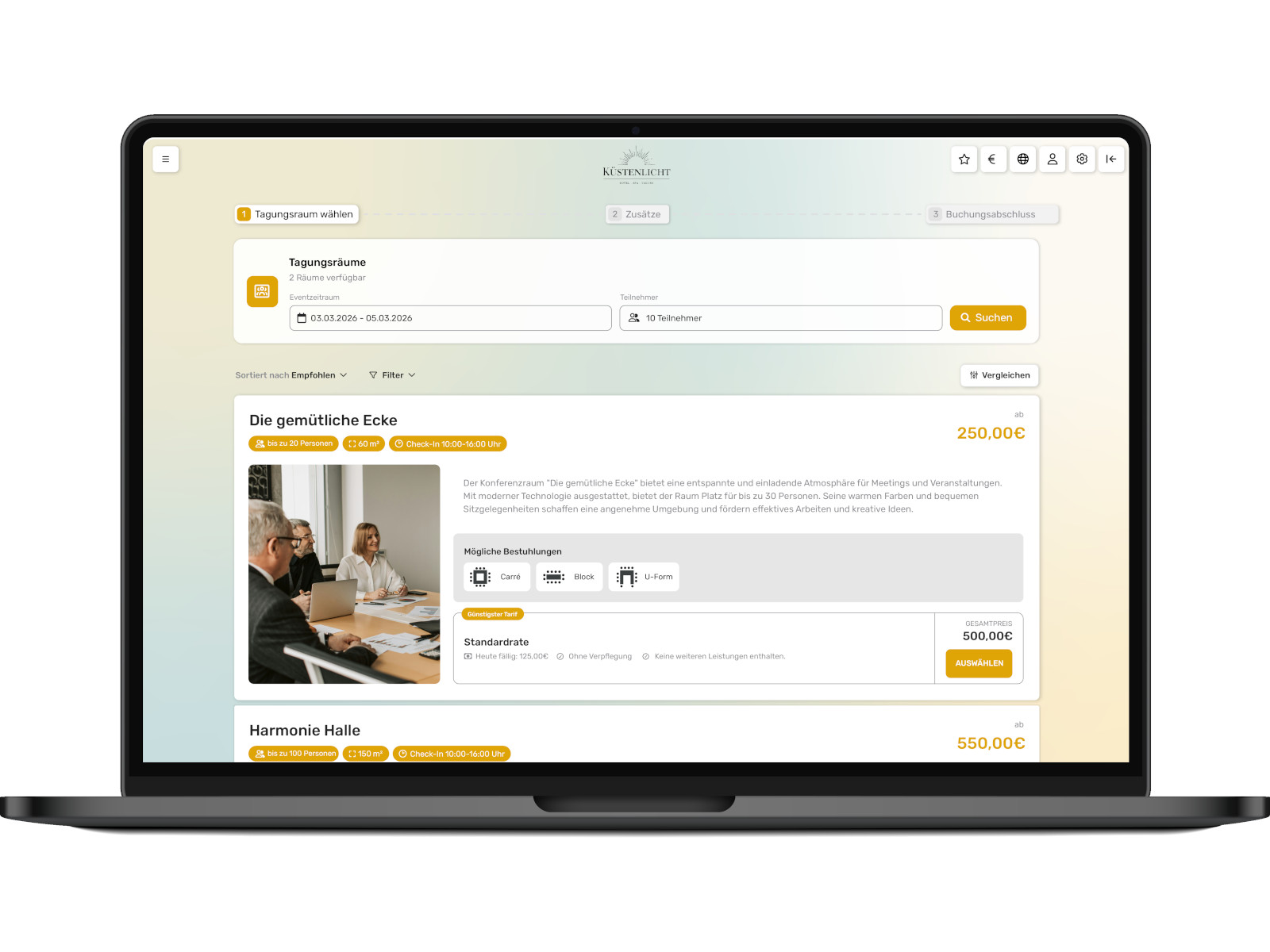 Erstes Bild von DIRS21 launcht neue Module für MICE und Zusatzleistungen
